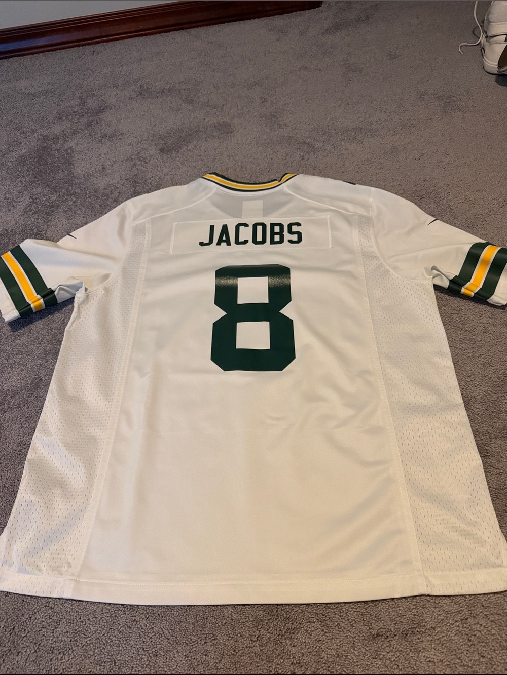 #8 Josh Jacobs Nike Green Bay Packer Away Game Jersey